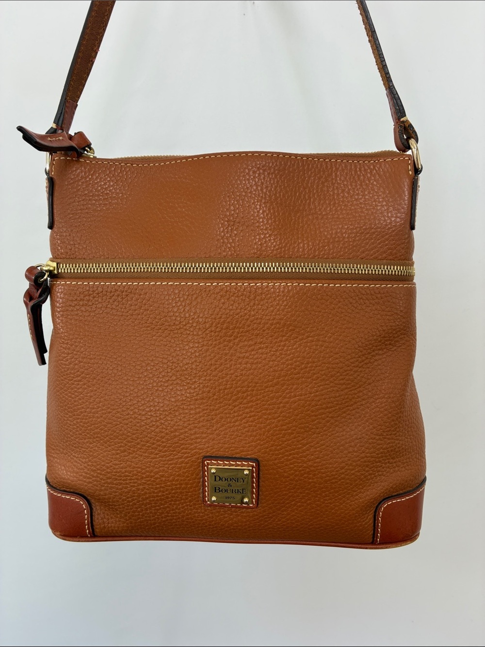 Dooney & Bourke Bag  Caramel Italian Pebbled Leather